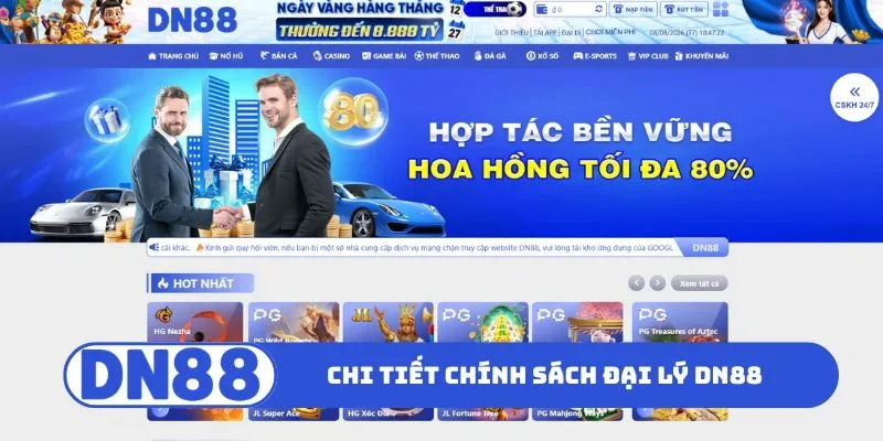 Đại Lý DN88 1 Chi tiết chính sách đại lý DN88